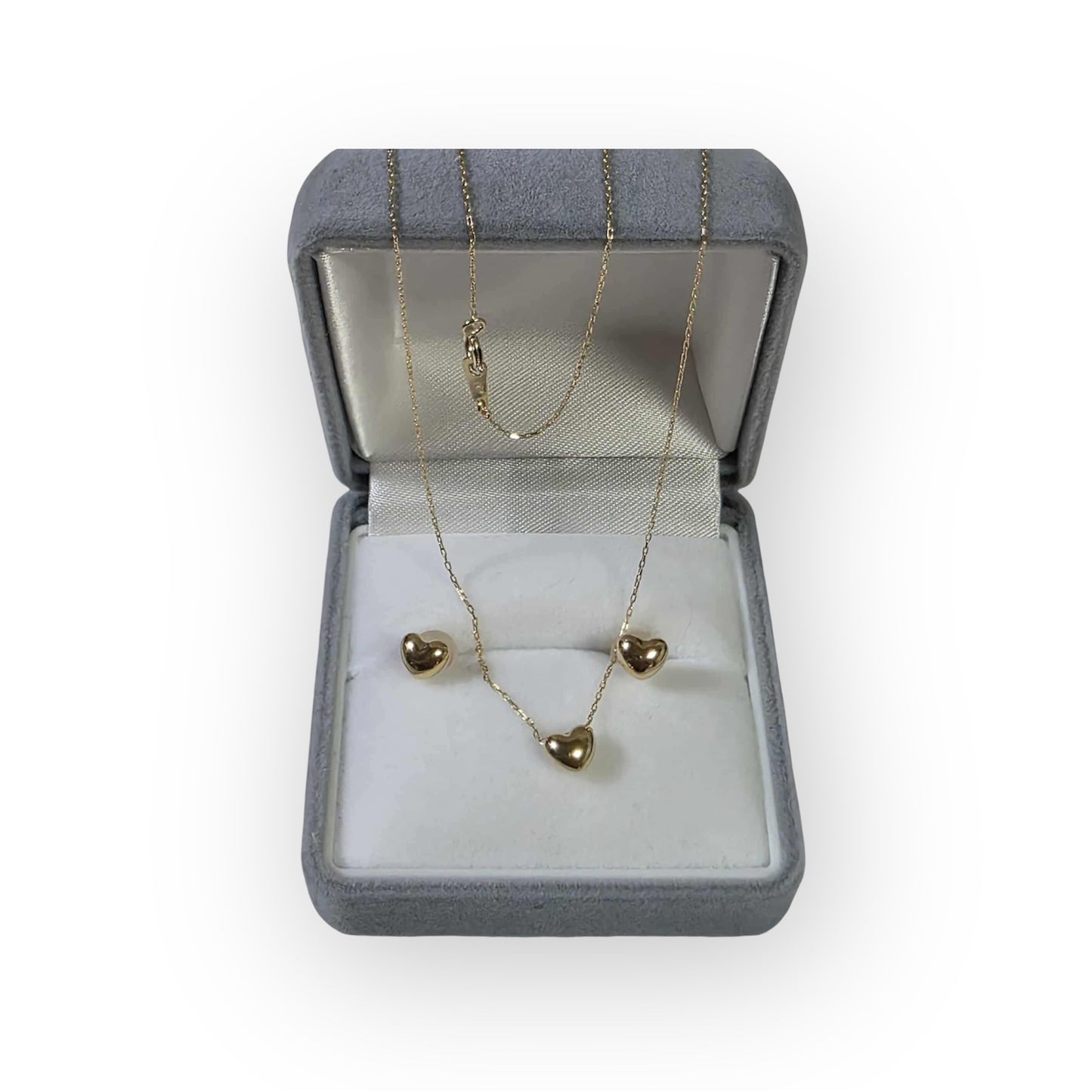 K18 NECKLACE w/ EARRINGS-IVANA SET NEW