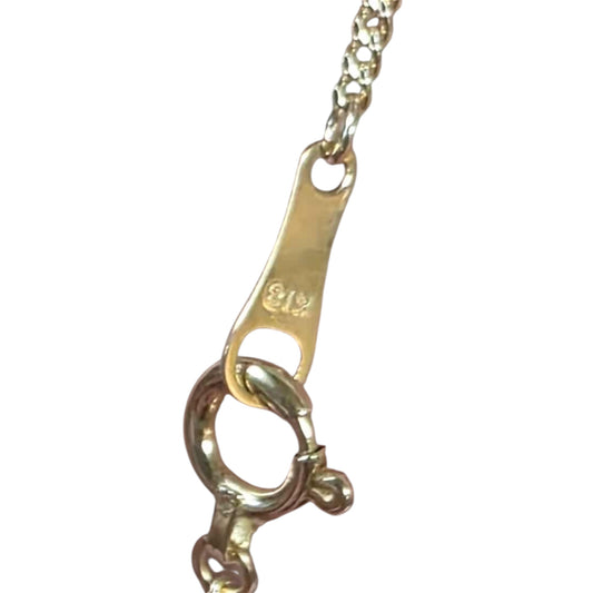 K18 NECKLACE/ AI KANJI PENDANT