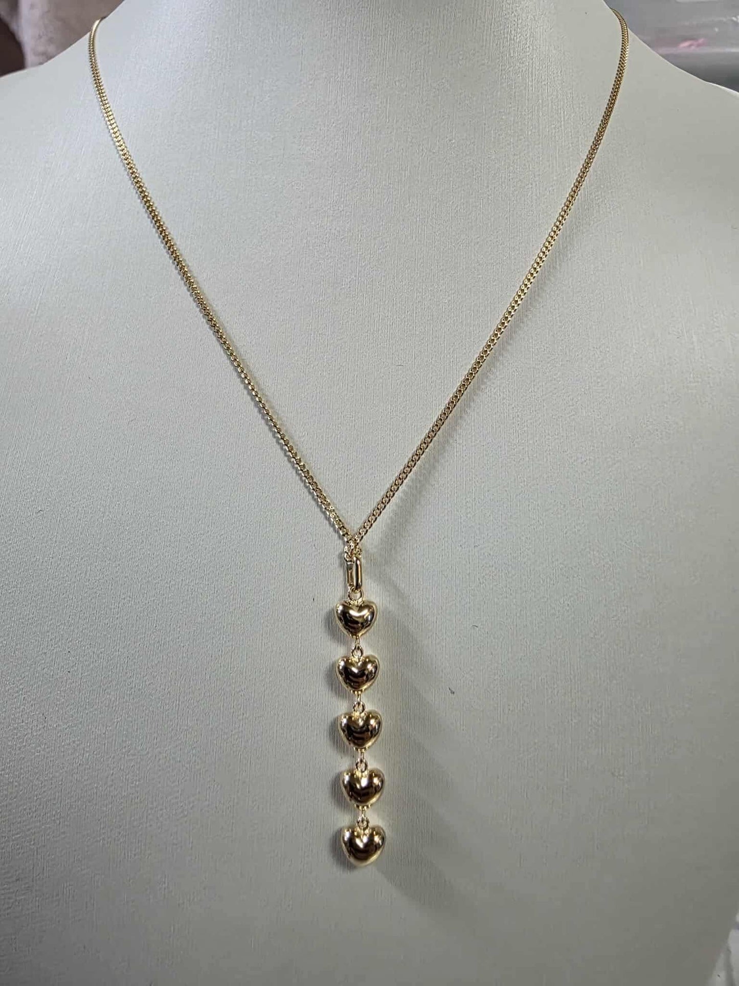 K18 NECKLACE w/ PENDANT- NEW