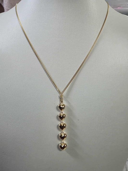 K18 NECKLACE w/ PENDANT- NEW