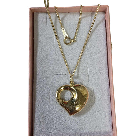 K18 NECKLACE w/ MONACA PENDANT