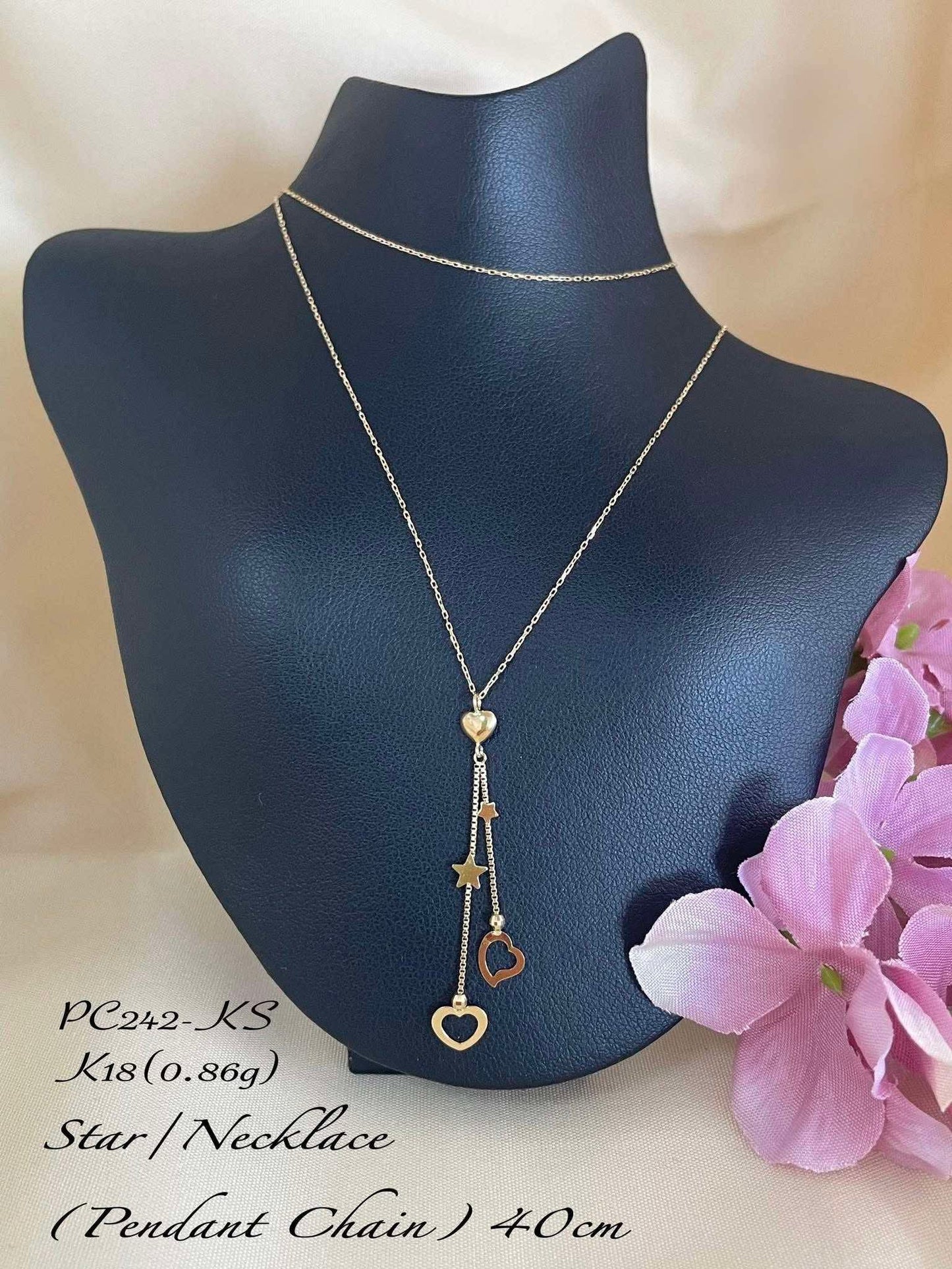 K18 STAR/ NECKLACE ( PENDANT CHAIN)