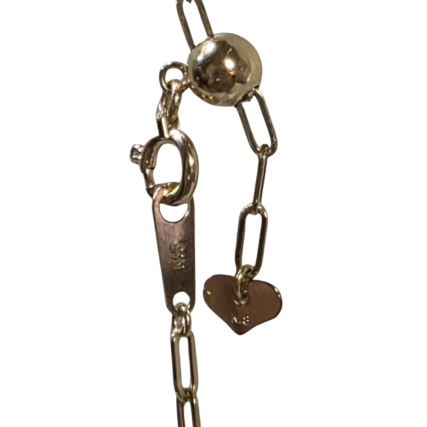 K18 P/CLIP w/ OPEN HEART PENDANT-YELLOW GOLD