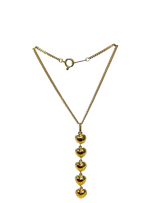 K18 NECKLACE w/ PENDANT- NEW