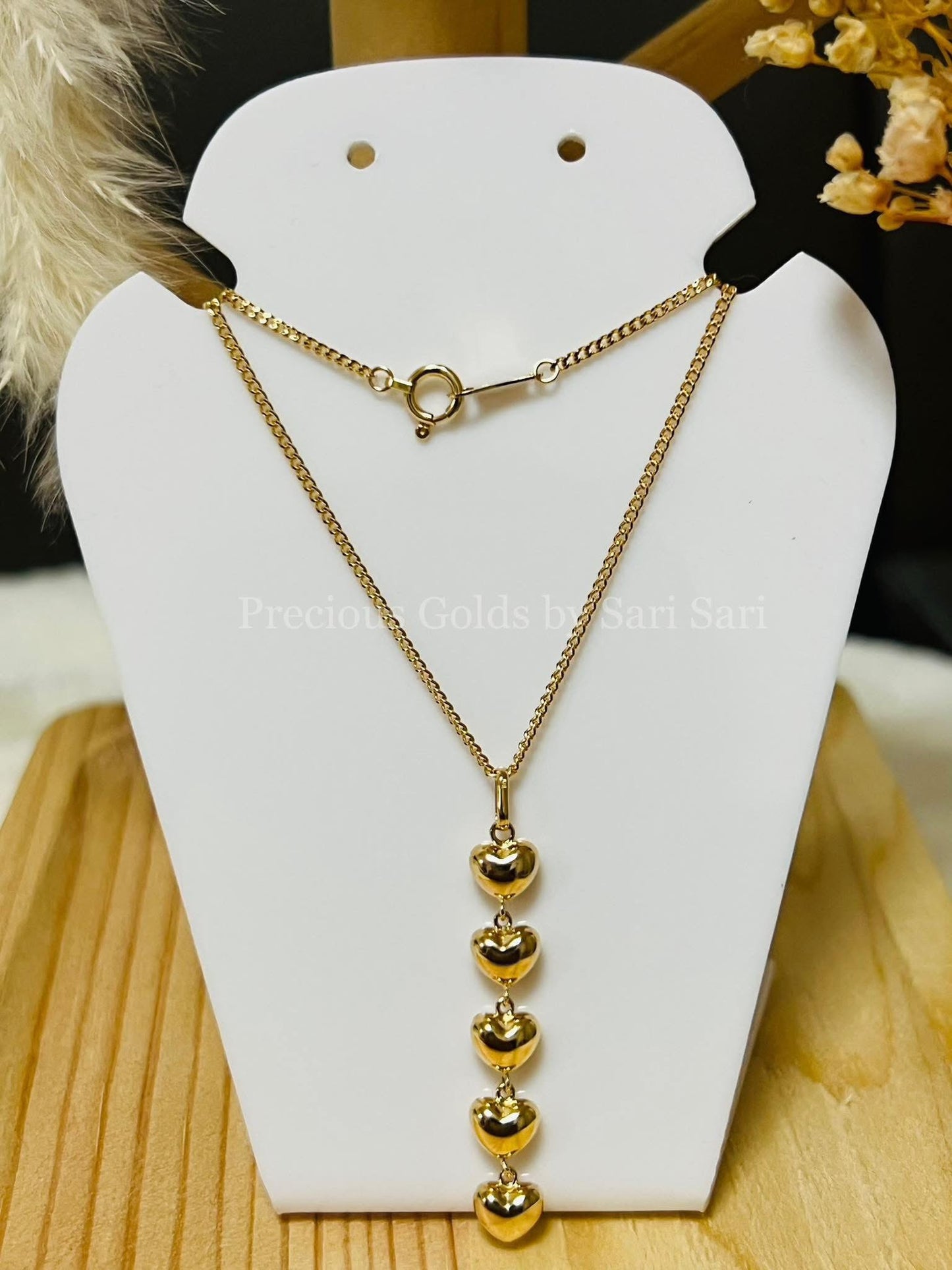 K18 NECKLACE w/ PENDANT- NEW